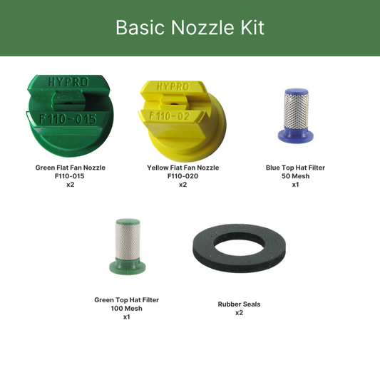 Flat Fan Nozzle Kit - Basic