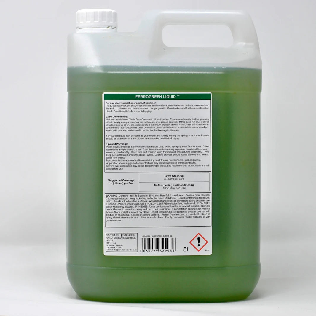 FerroGreen - Ferrous Sulphate Solution - 30% Liquid Sulfate of Iron (5 Litres)